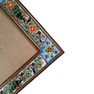 قاب خاتم کاری A4 مدل گل و مرغ