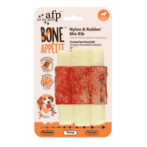 AFP Bone Appetit - Nylon & Rubber Mix Rib - Bacon Flavor In