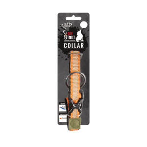 AFP Off Street - Dog Collar Mandarijn S