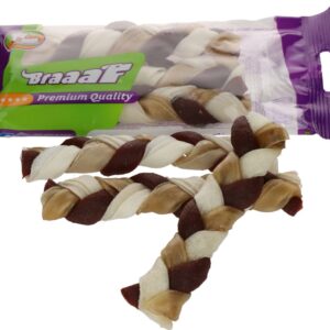 Braaaf Twister Braids (3-pack) - 12 cm