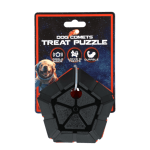 Dog Comets Treat Puzzle Oranje