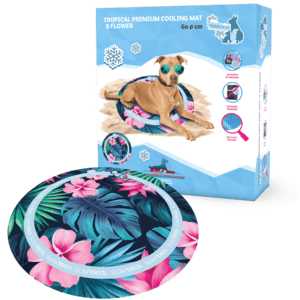 CoolPets Tropical Premium Cooling Mat Flower