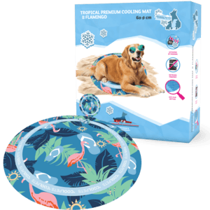 CoolPets Tropical Premium Cooling Mat Flamingo
