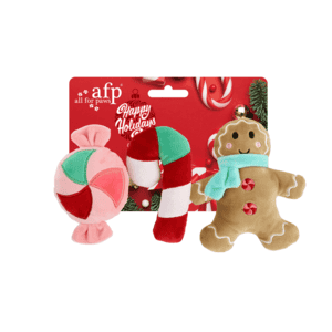 AFP Happy Holidays Kerst 3-Pack Peperkoek & Snoep