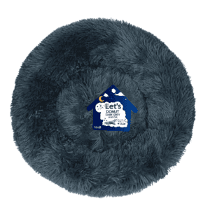 Zwart grijs dierenmand voor huisdieren.