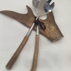 Salladsbestick med renhorn