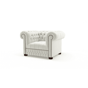 witte chesterfield fauteuil stoel