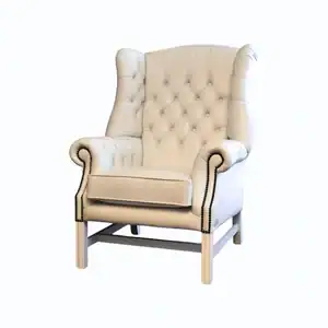 mister chesterfield wing cair oorstoel wit origineel engels