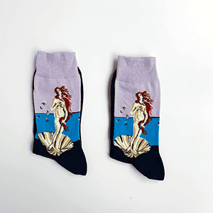 Calcetines con estampado de Venus