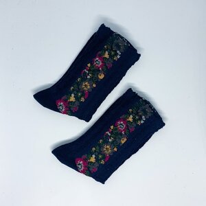 Calcetines Floral line blue