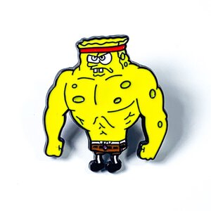 Pin Bob Esponja Musculoso 2
