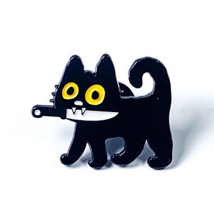 Pin Gato Cuchillo