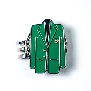 Pin para Gorra | Golf Tiger Woods Green Jacket Marcador de Pelotas (Visera)