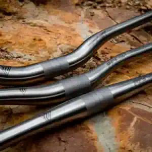 Roost titanium MTB handlebars riser range