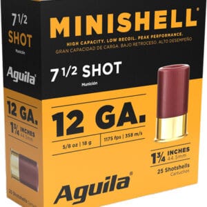 AGUILA MINI-SHELL 12GA 1.75" - 5/8OZ #7.5 25RD 10BX/CS