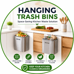hanging trash bins