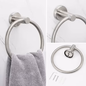 Wall-Mounted Bathroom Towel Holder