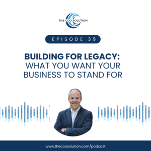 Founder reflecting on the long-term legacy and purpose of their business beyond revenue.