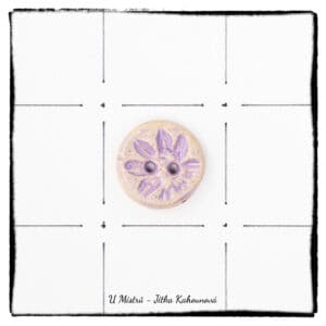 Knoflík květina 2 cm