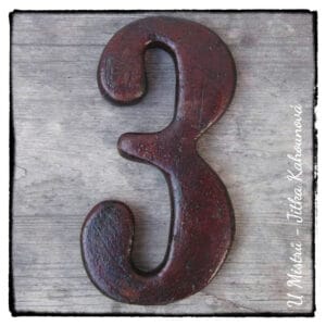 Číslice glazovaná