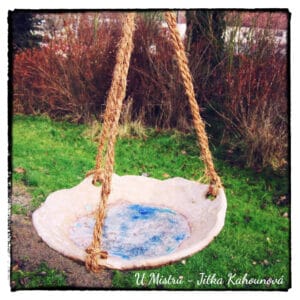 Pítko závěsné Modré