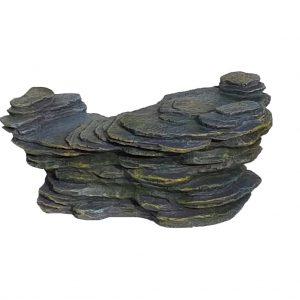 Rock Ledge With Moss Effect Aquarium Ornament