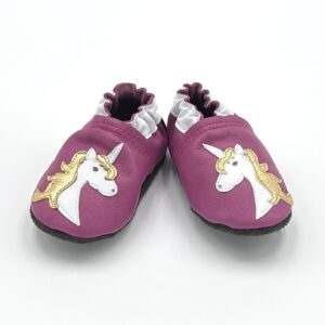 Lederfinkli "Einhorn" auf pink