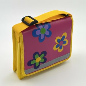 Kindergartentasche "Blume" pink/gelb