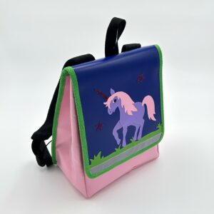 Kindergarten-Rucksack "Einhorn" pink/blau