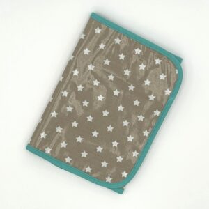 Windelbag "Sterne" beige/türkis