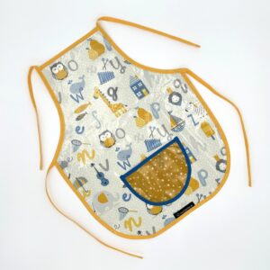 Schürze "Allerlei" mit gelbem Rand