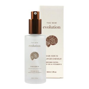 Evolution Argan Oil Hair Serum, Vitamin E for Smoothing Dry Hair, Nourishing Hair Straightening Serum, Aloe Vera Hair Serum (1 Pack)