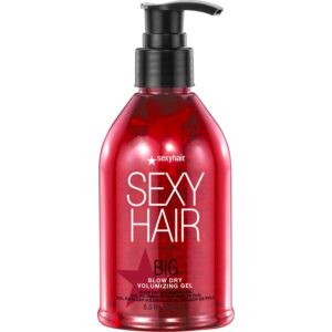 SexyHair Big Blow Dry Volumizing Gel, 8.5 oz | Added volume with support | Up to 72 hours moisture resistance | All hair types