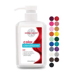 Keracolor Clenditioner Hair Dye (19 colors) Semi Permanent Hair Color Conditioner Deposit