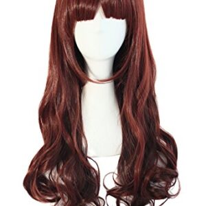 MapofBeauty 28" Wavy Multi-Color Lolita Cosplay Wig Party Wig