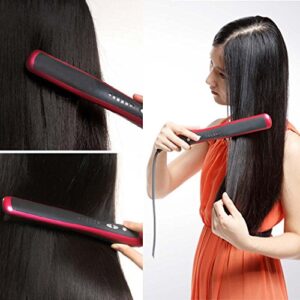 Ocathnon Digital Ceramic Hair Straightener and Hot-air Brush Comb Daily Self Hair Styling Tool
