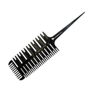 ProStylingTools® 3-Way Weaving & Sectioning Foiling Comb for Hair Coloring, Highlighting, Bal yage, Micro braiding & More