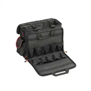 Borsa Portautensili Soft Pilot R aperta con scomparti interni e vano PC Gt Line