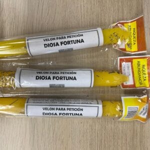Candela con Erbe per Petizione "Dea Fortuna"