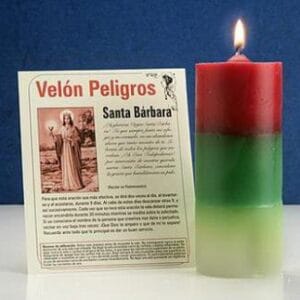 Candela della Preghiera di Santa Barbara (Per la protezione)
