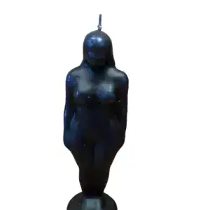 Statua di cera nera a Forma di Donna
