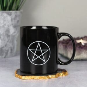 Tazza Nera Pentagramma