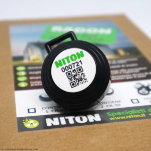 Radon test kit for home - FIDOtrack (1 detector of CR-39)