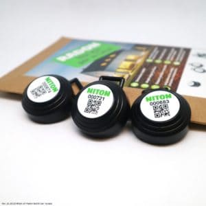 Radon test kit per la casa FIDOtrack (3 Rivelatori CR-39)