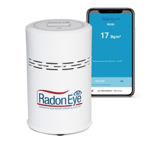 Noleggio - RadonEye (Bluetooth) – Rilevatore Gas Radon, Versione Internazionale in Bq/m3