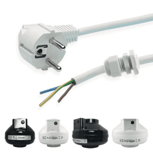 Power Cord Kit for RadonAway Radon fans RP145i and RP265i - White