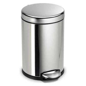 Metal Tin Buckets Mini Trash Can Lid Mini Garbage Cans Garbage Can Car Waste