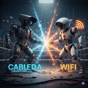 Cámara Cableada vs Cámara WIFI