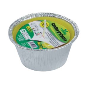 Candela in alluminio ricarica ⌀ 8 cm