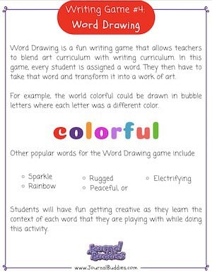 creative writing word games